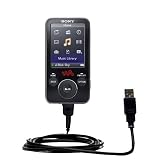 Classic Straight USB Cable for the Sony Walkman NWZ-E436F with Power Hot Sync and Charge capabilities - Gomadic Brand w/ TipExchange Technology