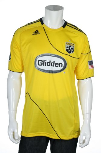 Adidas Black and Yellow Columbus Crew MLS Jersey