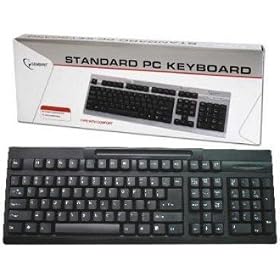 Black Keyboard USB by Gembird (Standard UK layout; 107 keys)