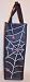 Two's Company - Gothic Glam Halloween Wine Bag, Black with Pink Spiders on White Web