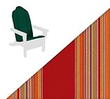 IMAGE OF Bravada Salsa Rustic Natural Cedar Co. Adirondack Seat and Back Cushion