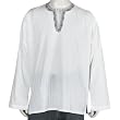 Mens Embroidered Cotton Short Kurta India Chest 40 inches (gsk566)