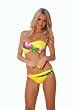Lotus: Twisted Low-rise Bikini Bottom Women's Swimsuit Separate by Blue Sky Swimwear
