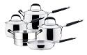 Prestige Cuisine Stainless Steel Cookware Saucepan Set, 5 Piece