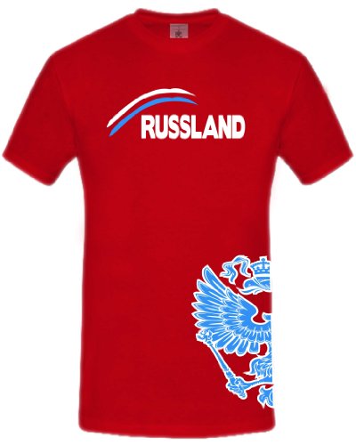 FUSSBALL WM 2014 – RUSSLAND FANSHIRT 3205(K-R) Gr. 122/128