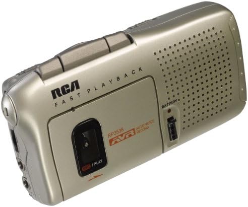 RCA RP3538R Micro-Cassette Voice Recorder,Tan