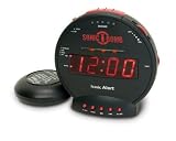 Sonic Boom SBB500ss Sonic Bomb Loud Plus Vibrating Alarm Clock