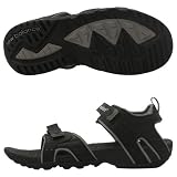 New Balance 406 Black Ladies Sandals Shoes - SDW406BK by New Balance