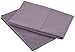 Amazon Brand – Pinzon 400-Thread-Count Hemstitch Egyptian Cotton Pillowcases - Standard, Plum (Set of 2)