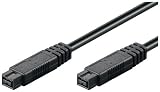 Produkt-Bild: Wentronic FireWire+ Kabel (9-polig Stecker auf 9-polig Stecker) 4,5m schwarz