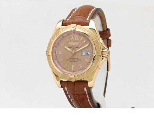 BREITLING Windrider Chrono Cockpit Chronograph Mens Watch in 18K Pink Gold H4935011/H519/BRCF