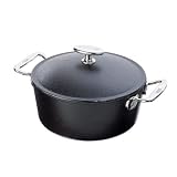 Lodge Cast-Iron 4.5-qt. Dutch Oven- Black