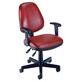 Vinyl Posture Chair Color: Wine