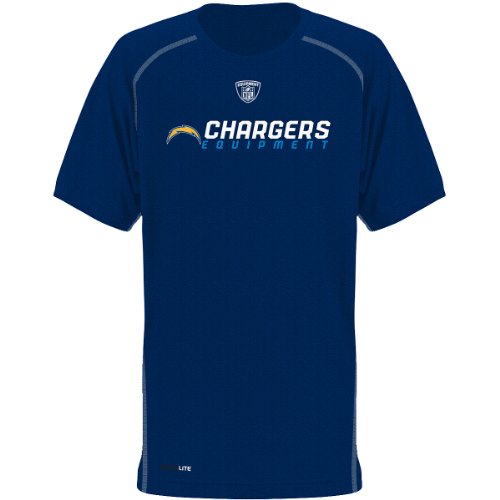 Reebok San Diego Chargers Youth (8-20) Speedwick Short Sleeve T-Shirt Small