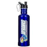 Kansas Jayhawks - NCAA 26oz stainless steel water bottle with Pop-up Spout
