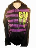 Invader Zim Hoodie Sweatshirt - Gir Purple Stripe Splat