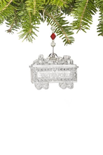 WaterfordÂ® Crystal 2009 Coal Car, Christmas Ornament, Second in a Series