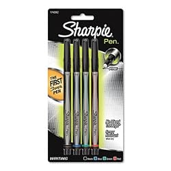 Sharpie Fine Point 4-Color Permanent Marker Pens (1-Card)