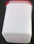 Tupperware Modular Mate Square 3 Container. Passion Red Seal
