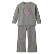 Toddler Girls' Hanes 2pc Fleece Set - Heather