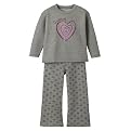 Toddler Girls' Hanes 2pc Fleece Set - Heather