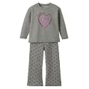 Toddler Girls' Hanes 2pc Fleece Set - Heather