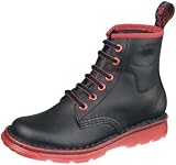 Kids Doc Martens Boots 6P46 Black/Red Kids Docs