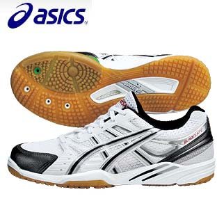 アシックス asics 卓球シューズ アタックブレードライト2 TPA323（0190）ホワイト×ブラック 23.5cm