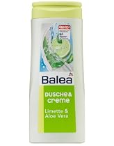 Balea Dusche & Creme Limette & Aloe Vera, 2er Pack (2 x 300 ml)