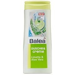 Balea Dusche & Creme Limette & Aloe Vera, 2er Pack (2 x 300 ml)