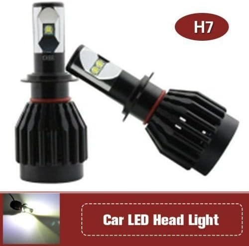 2 x 80W 9000LM H7 Car CREE LED Headlight Bulbs Kit Black Driving Light Lamp Kit