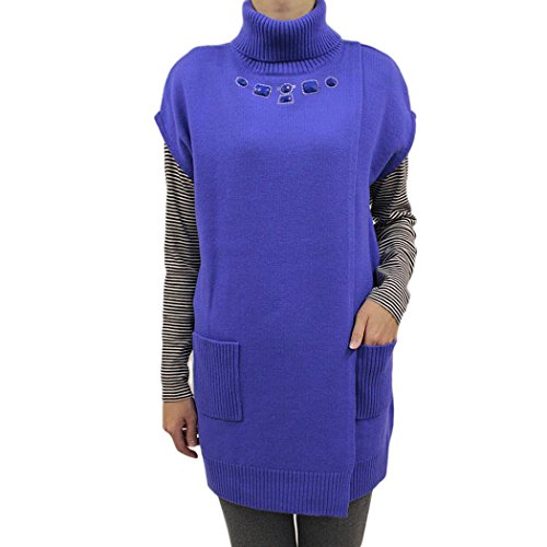 ピッコーネ スタジオ ピッコーネ STUDIO PICONE レディース ベスト ロング丈 ウール ニット タートルネック 38(M/9号) (pico-w16aw55s)