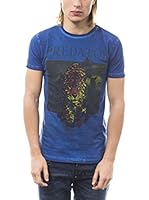 BIAGGIO Camiseta Manga Corta (Azul Marino)