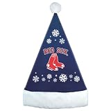 MLB Boston Red Sox Snowflake Santa Hat