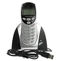 TescoFF128USB CordlessInternetVOIP Skype Telephone (Includes 5 Call Credit)