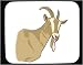 Mouse Pad with animal, verb, braka, mountain goat