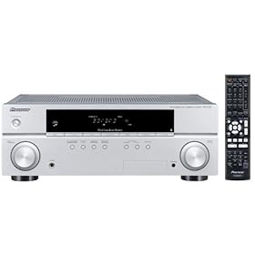 Pioneer VSX-420 Ricevitore AV (canale 5.1), colore: Argento