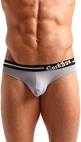 CockSox Waistband Brief CX03MD (Medium, Grey)