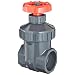Spears PVC Gate Valve, Non-Rising Stem, Viton O-Ring, Socket