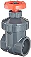 Spears PVC Gate Valve, Non-Rising Stem, Viton O-Ring, Socket