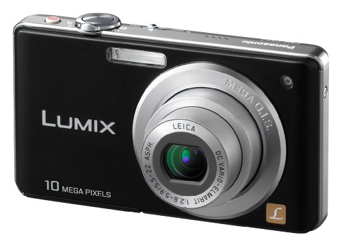 Panasonic Lumix DMC-FS62EG-K Digitalkamera (10 Megapixel, 4-fach opt. Zoom, 6,4 cm (2,5 Zoll) Display, Bildstabilisator) schwarz