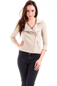 Nikki D Double Breasted Jacket in Heather Beige