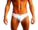 MENS WHITE BIKINI SWIMSUIT PLATINUM SPORT