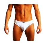 SAVE $3 - MENS WHITE BIKINI SWIMSUIT PLATINUM SPORT $6.97