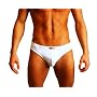 MENS WHITE BIKINI SWIMSUIT PLATINUM SPORT