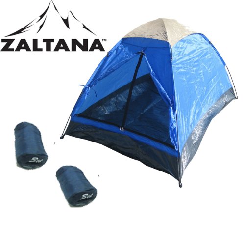 2 PERSON TENT WITH 2PCS SLEEPING BAG SET
