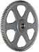 Boston Gear NA90 Spur Gear, 14.5 Pressure Angle, 0.500 Bore, 20 Pitch, 90 Teeth, Cast Iron