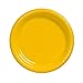 Creative Converting Touch of Color 20 Count Plastic Lunch Plates, School Bus Yellow