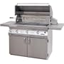 Solaire Gas Grills 42 Inch All Infrared Propane Gas Grill With Rotisserie On Cart