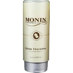 Monin Gourmet Sauces White Chocolate Sauce 12 Oz.